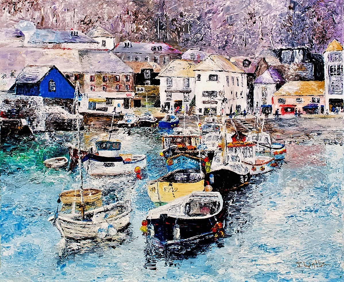 Joe Walton Artist - Busy Habour