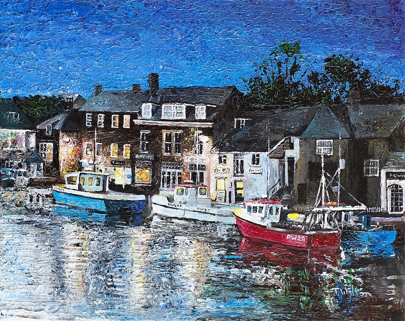 Joe Walton Artist - February Evening Padstow