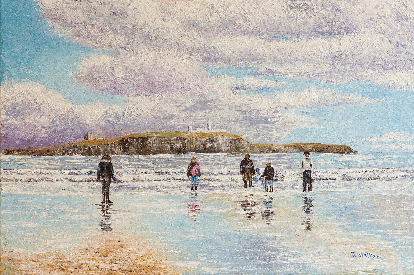 Joe Walton Artist - Looking Towards the Farne Islands