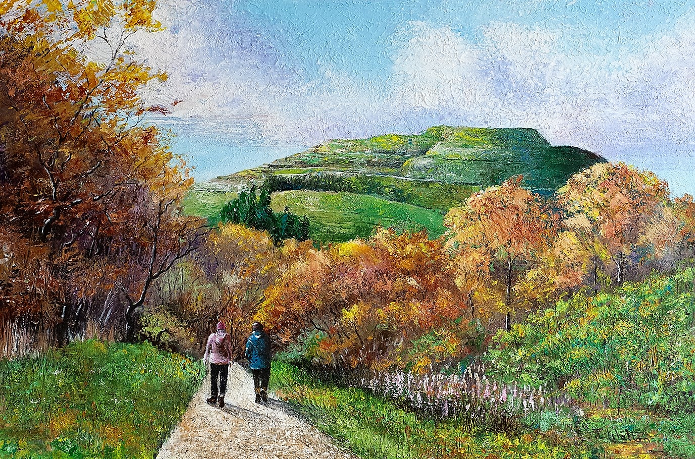 Joe Walton Artist - The Fort Malvern Hills