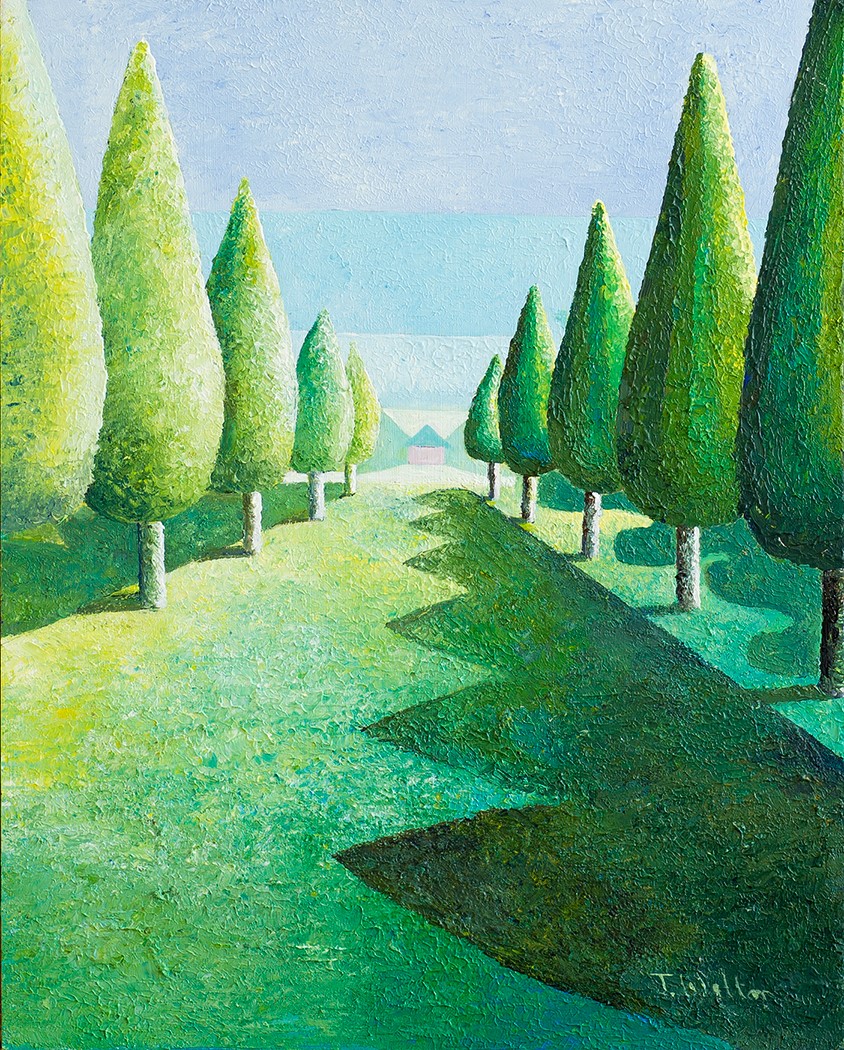 Joe Walton Artist - Avenue of Trees G