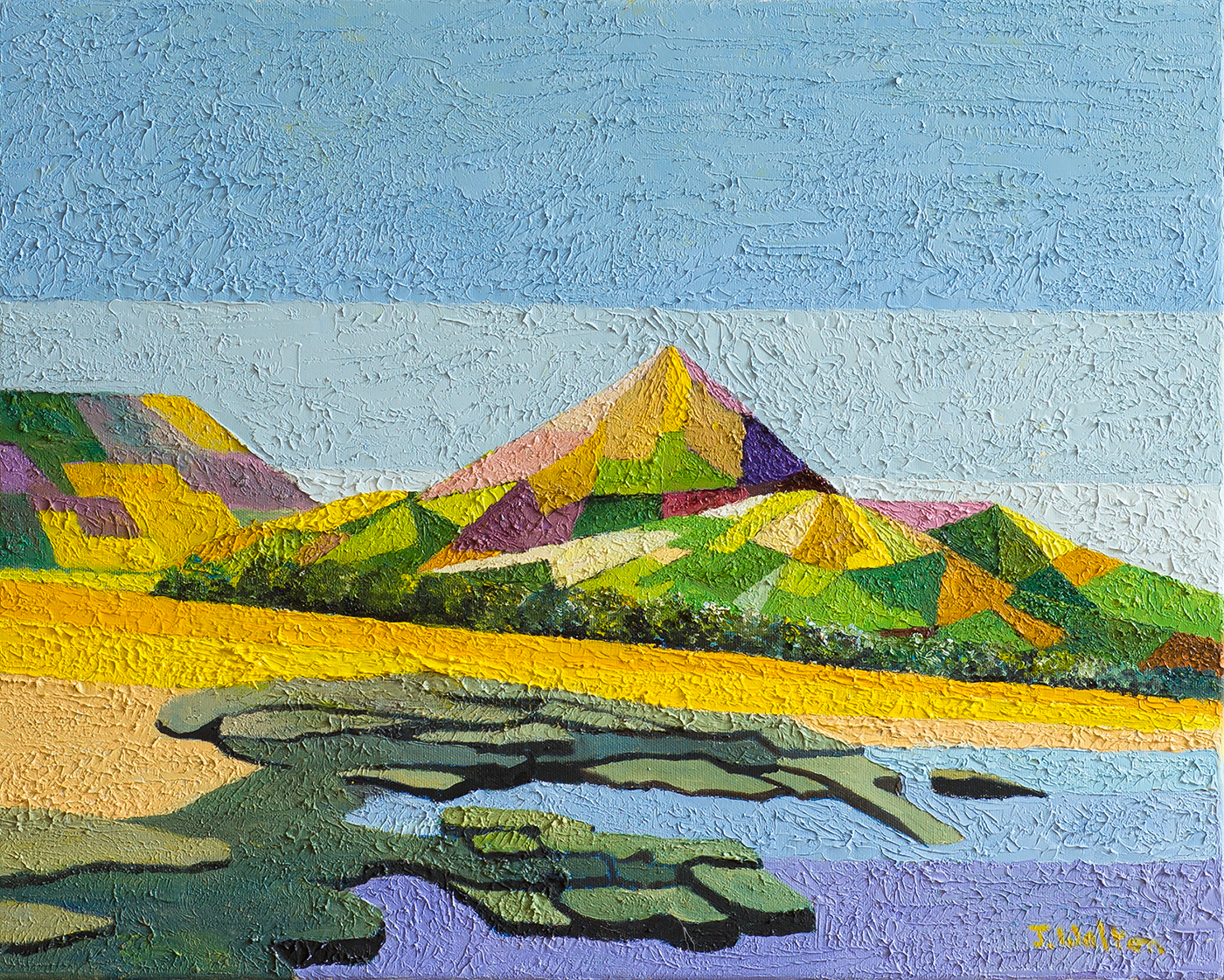 Joe Walton Artist - Bay near Dingle