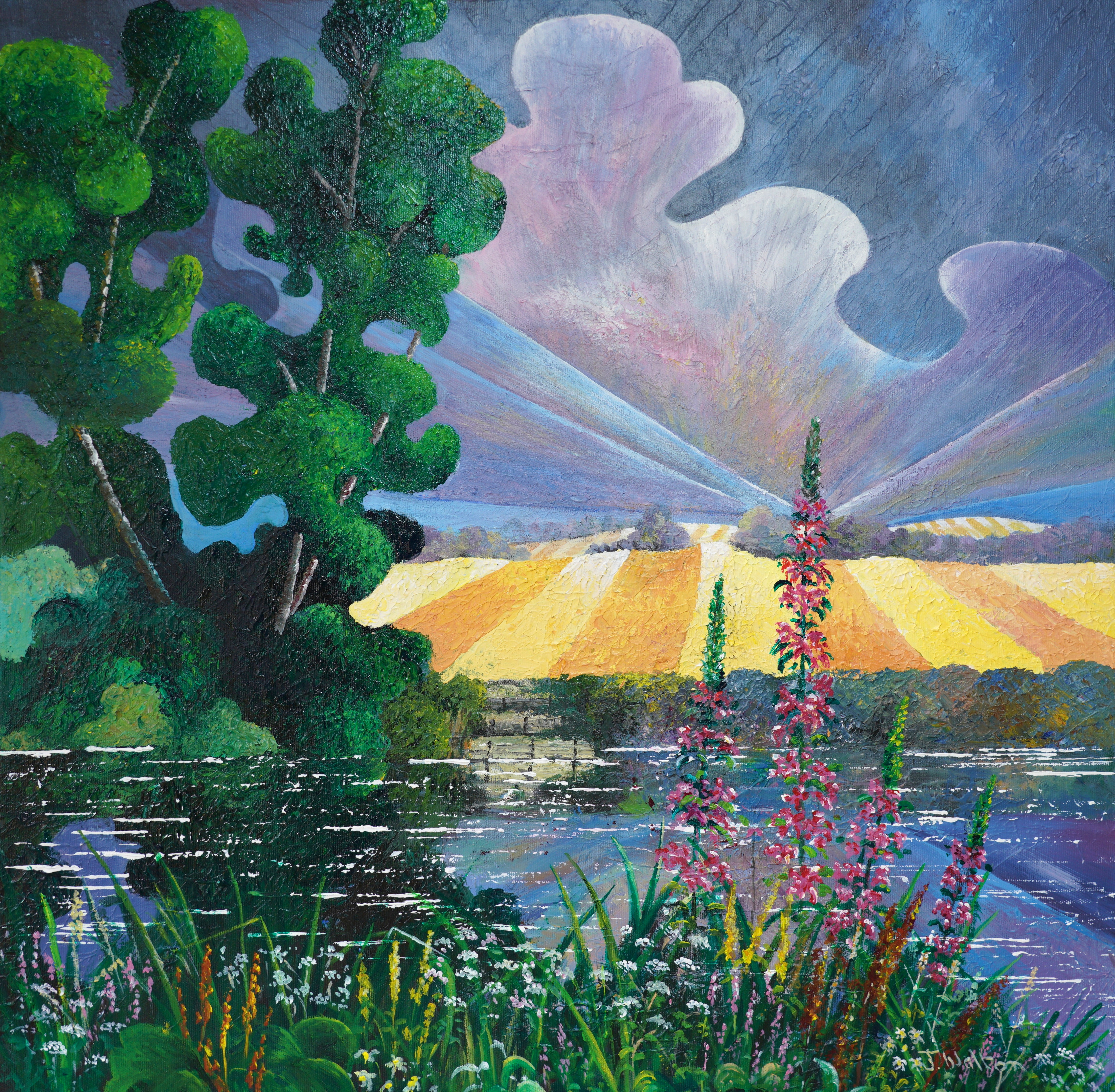 Joe Walton Artist - Purple Loosestrife