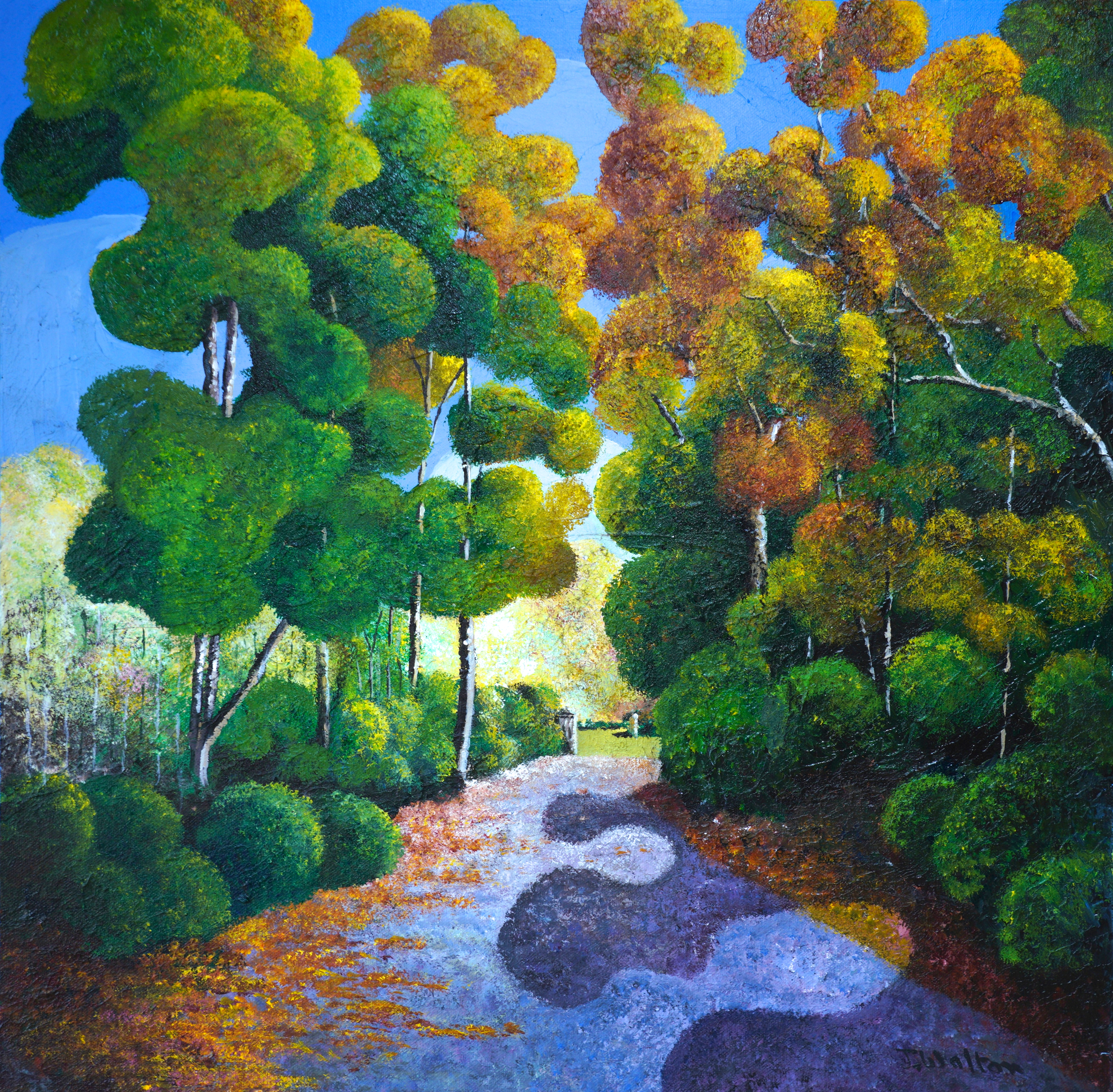 Joe Walton Artist - Avenue of Trees - Croome